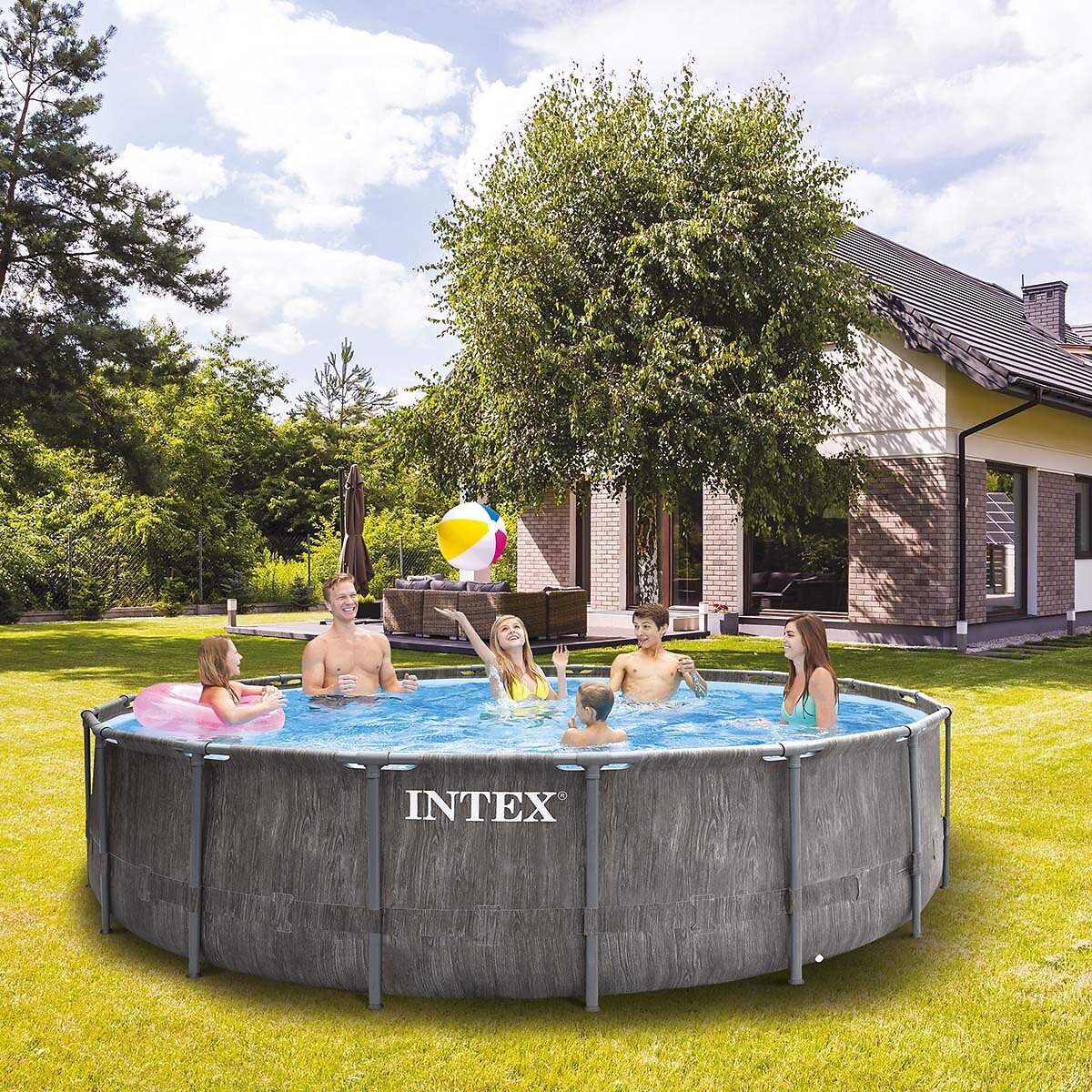 Piscina Tubular Baltik Redonda Intex