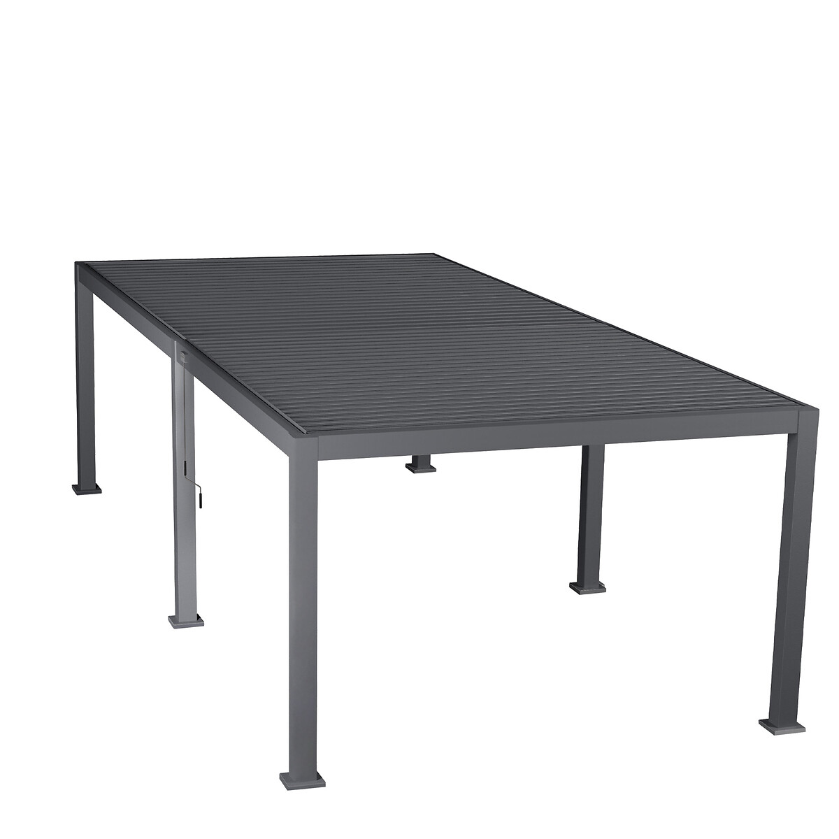 P&eacute;rgola &Eacute;VORA gris graphite 3,6x6m