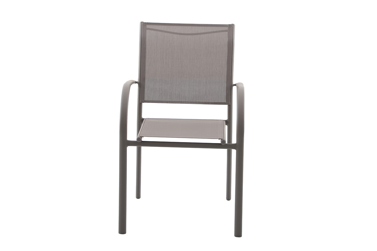Silla con reposabrazos PIAZZA noisette/caf&eacute; 