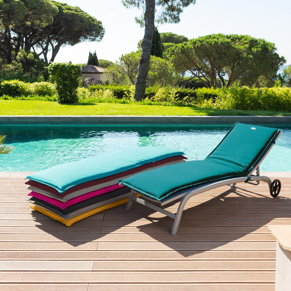 Coj&iacute;n para tumbona KORAI gris pardo