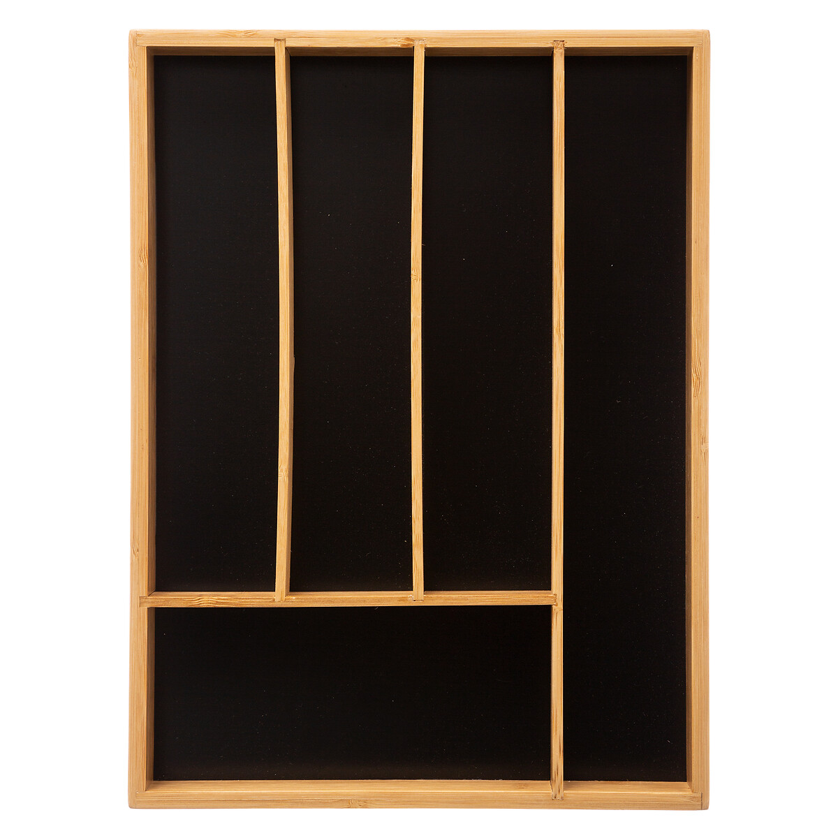 Cubertero Black Bambou 25x34x4.3Cm 