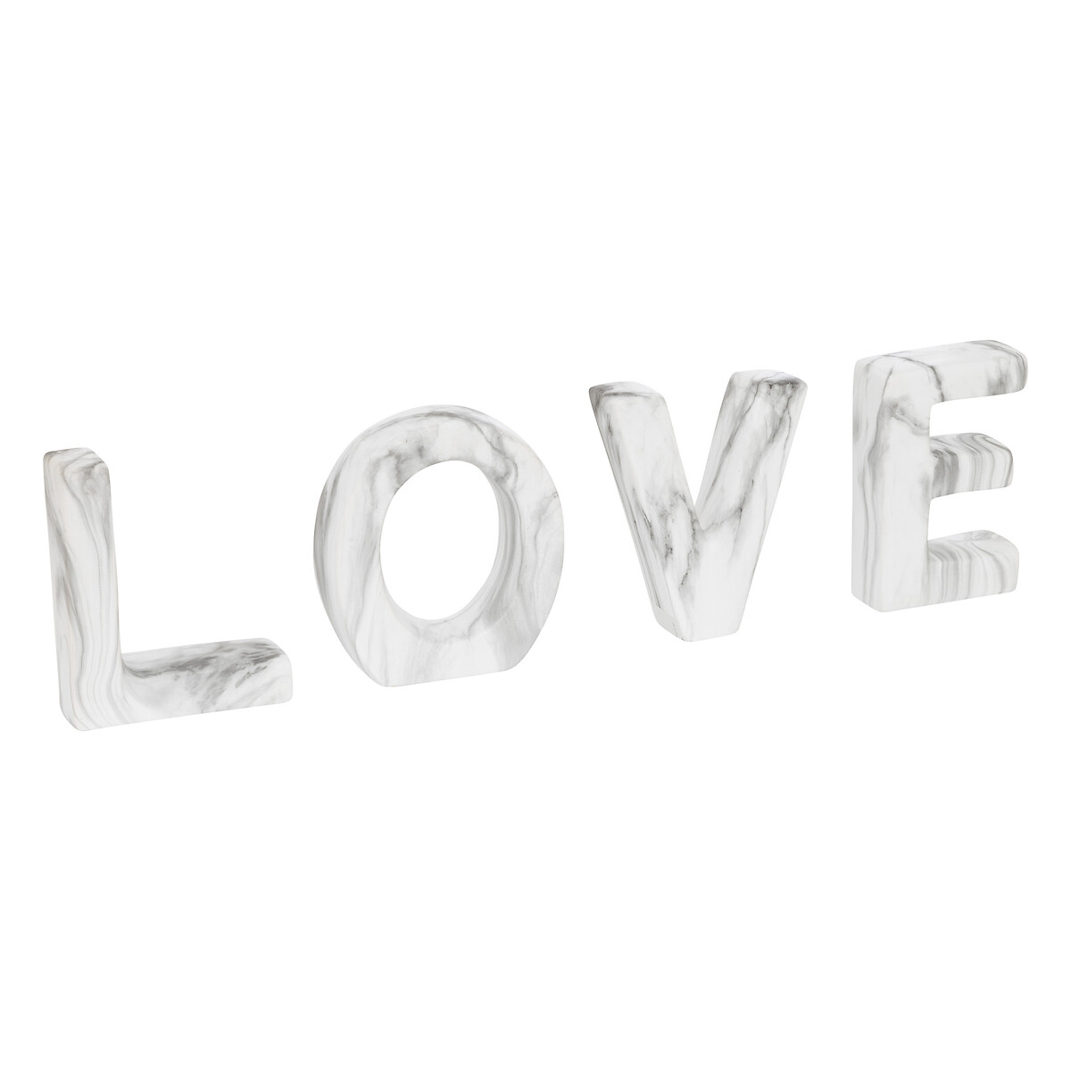 Decoraci&oacute;n de cer&aacute;mica efecto m&aacute;rmol love OLEN