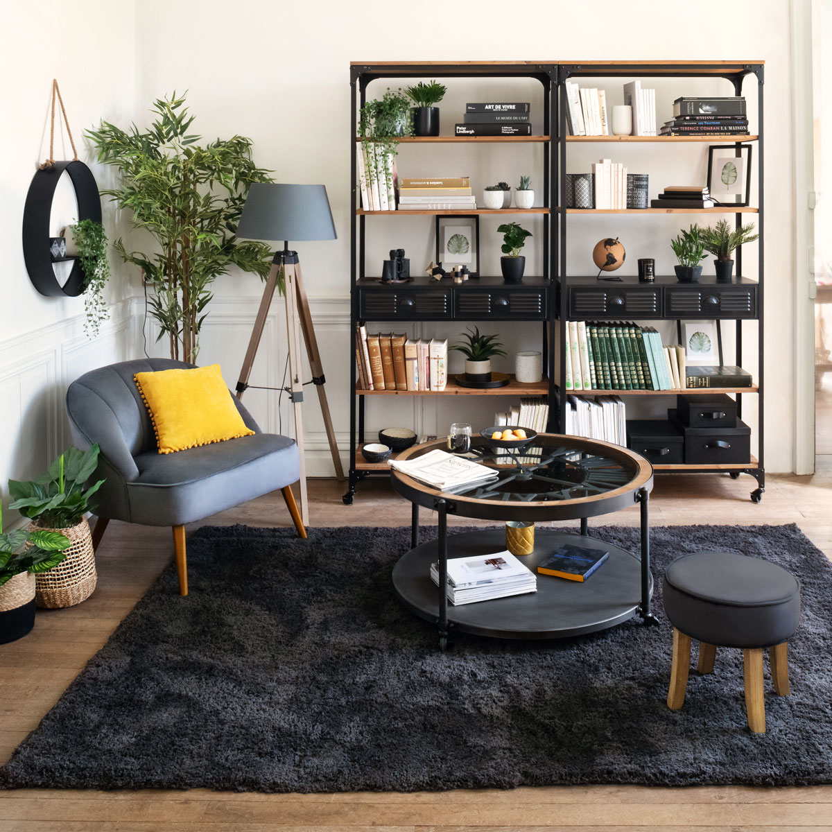 Estante De Metal Para Colgar 54.5x10Cm