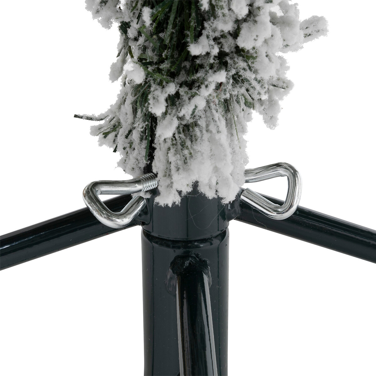 &Aacute;rbol de navidad WINDY PEAK verde con efecto nieve