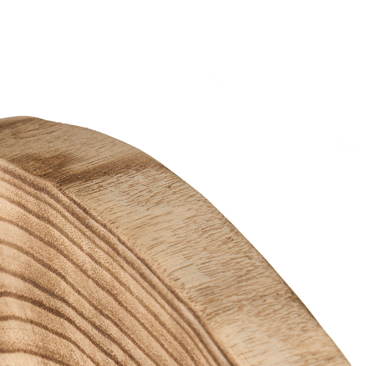 Base Redonda De Madera Quemada 36cm