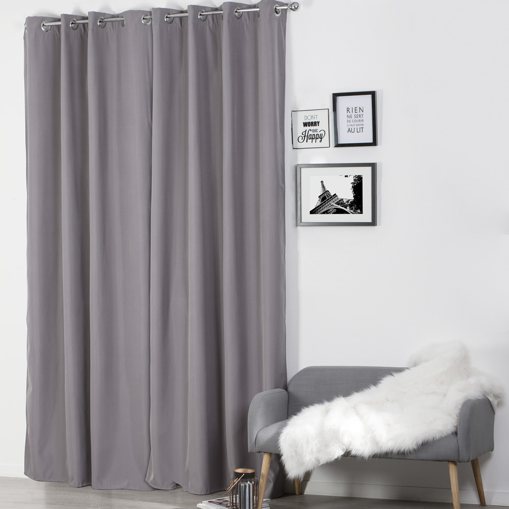 Cortina Isolante Cinzenta 140x260cm