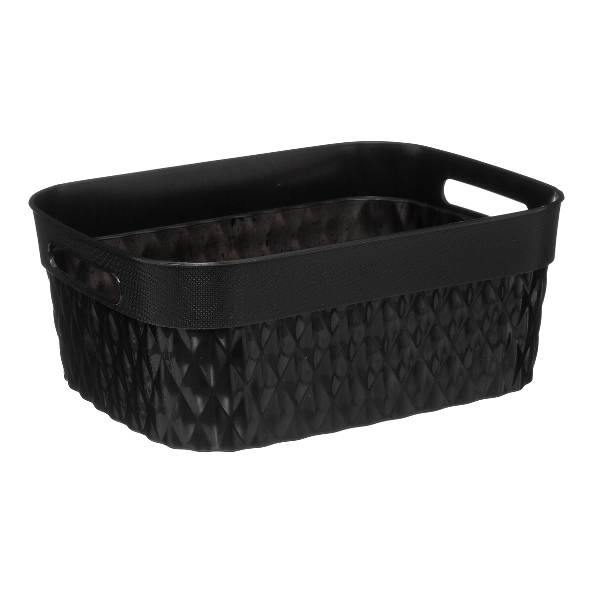 Cesta Negra Rectangular 8.5L