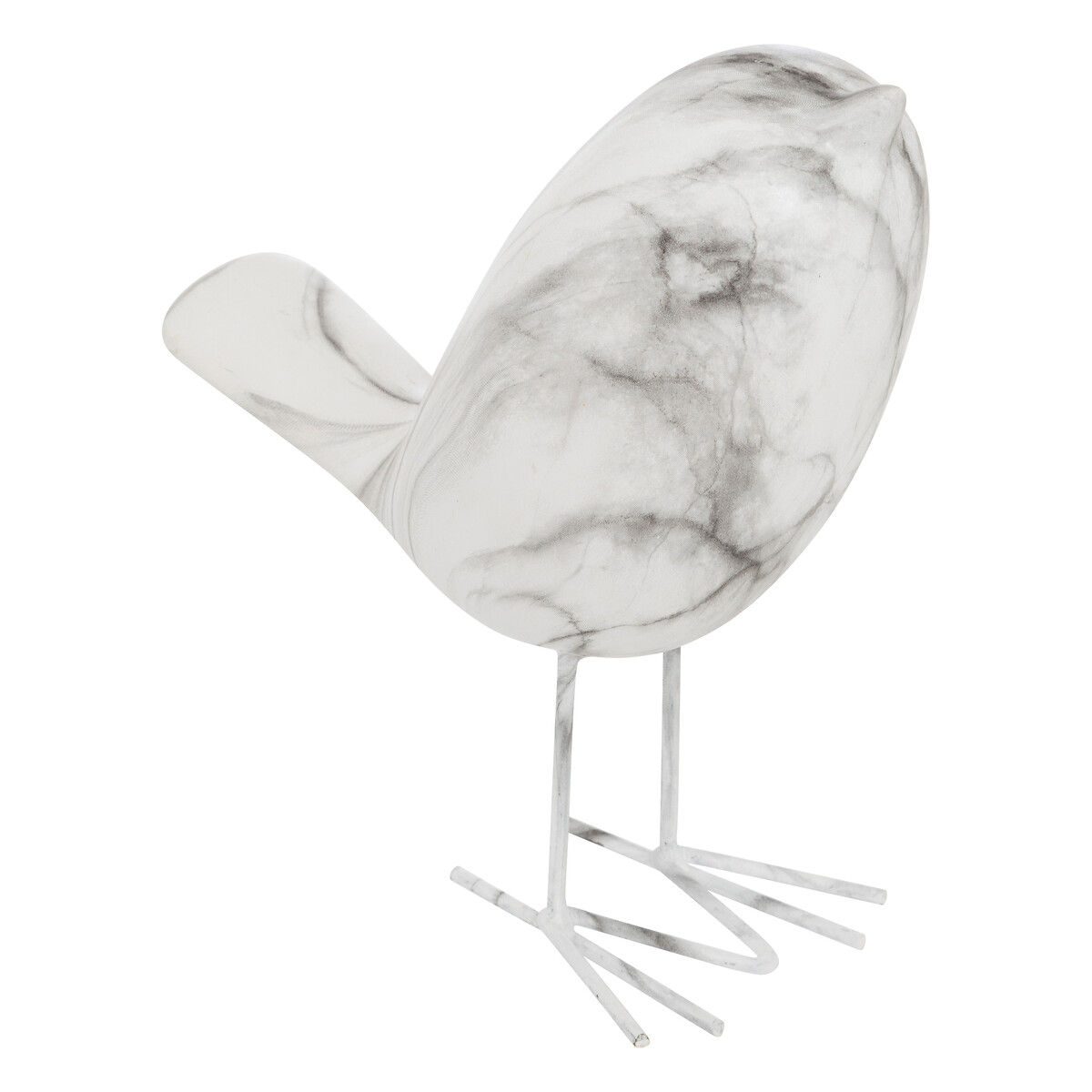 P&aacute;jaro decorativo OLEN blanco 19cm