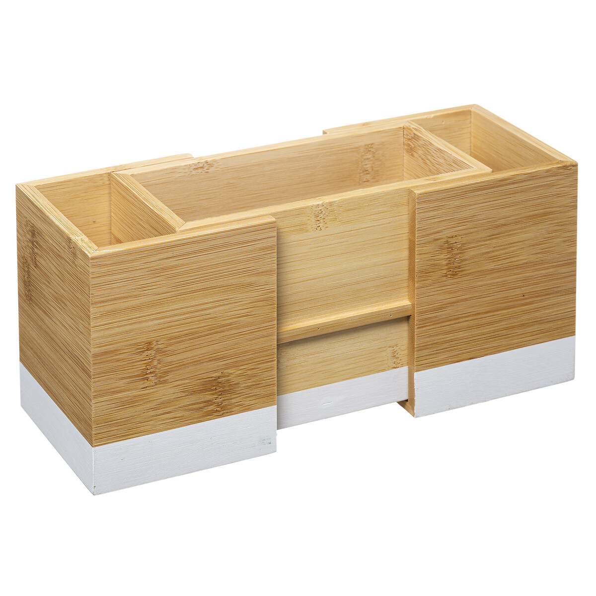 Cubertero extensible de bambú