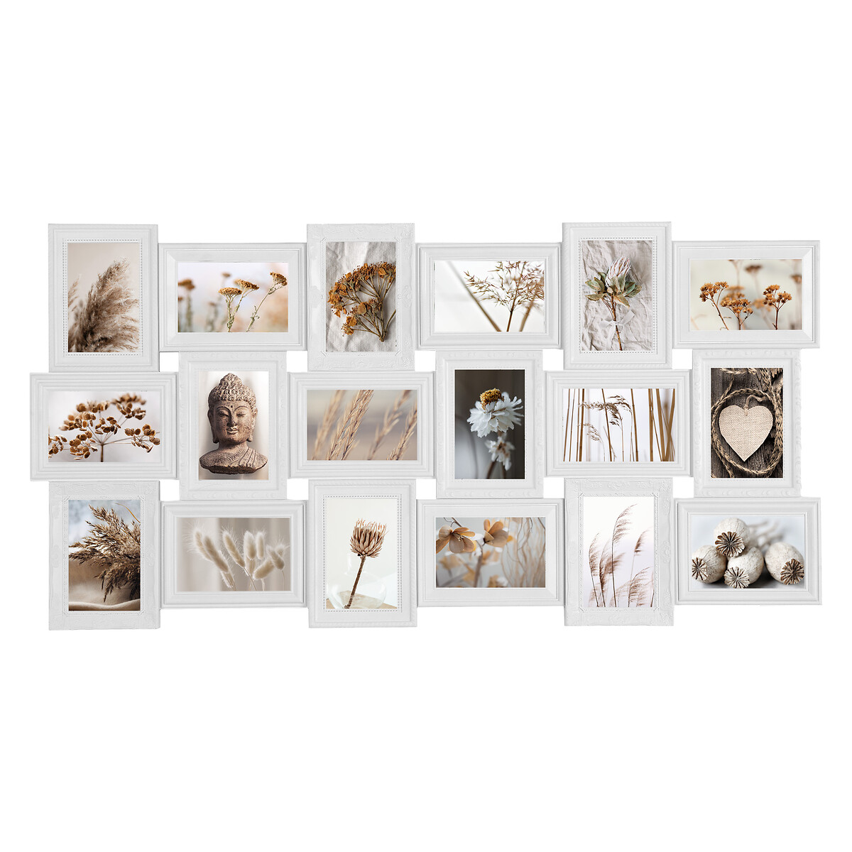 Marco De Fotos Múltiple 18Fotos 53x103Cm