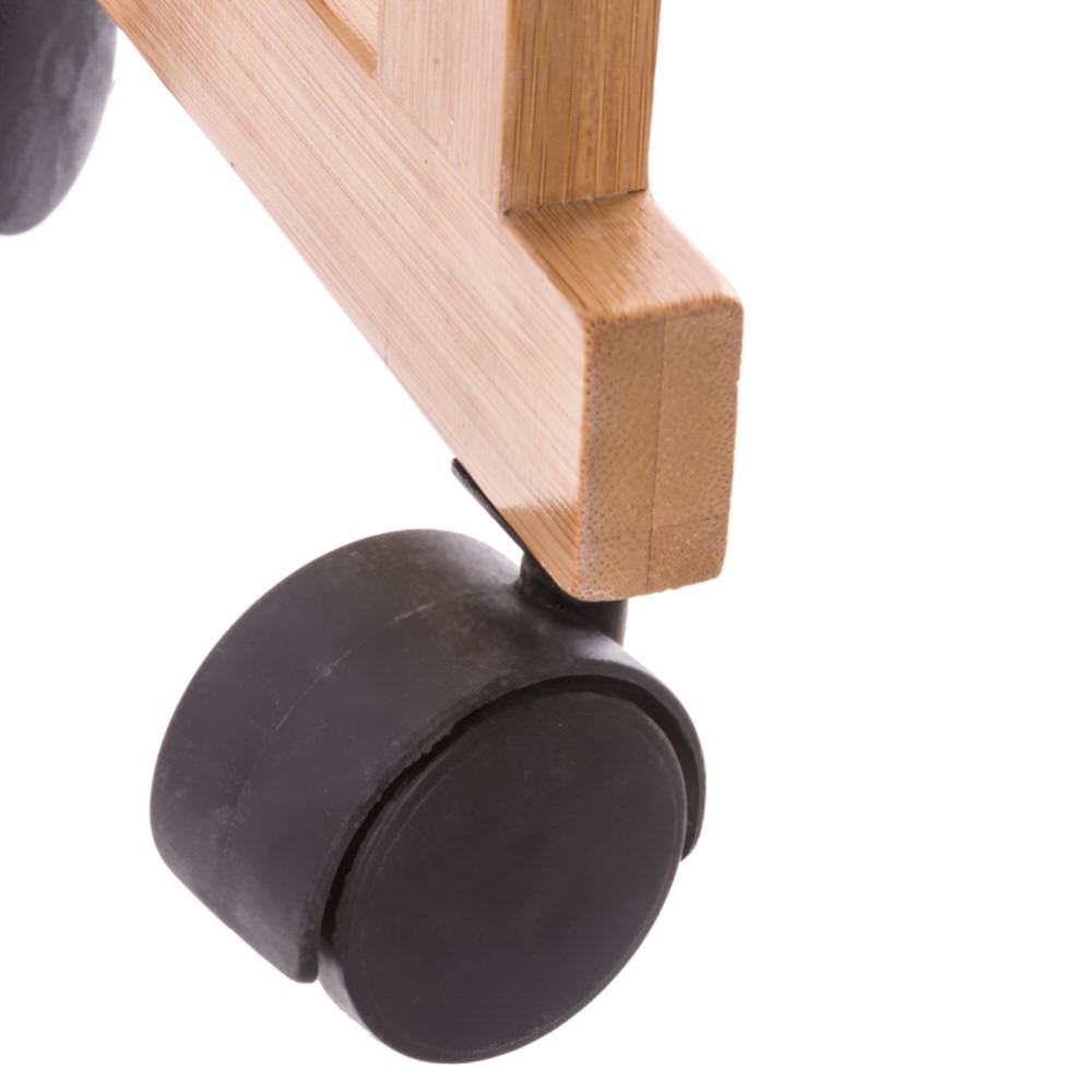 Carrito P/Baño C/3 Baldas 38x20x80Cm