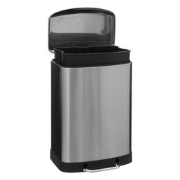 Cubo De basura De Acero Inoxidable 50L