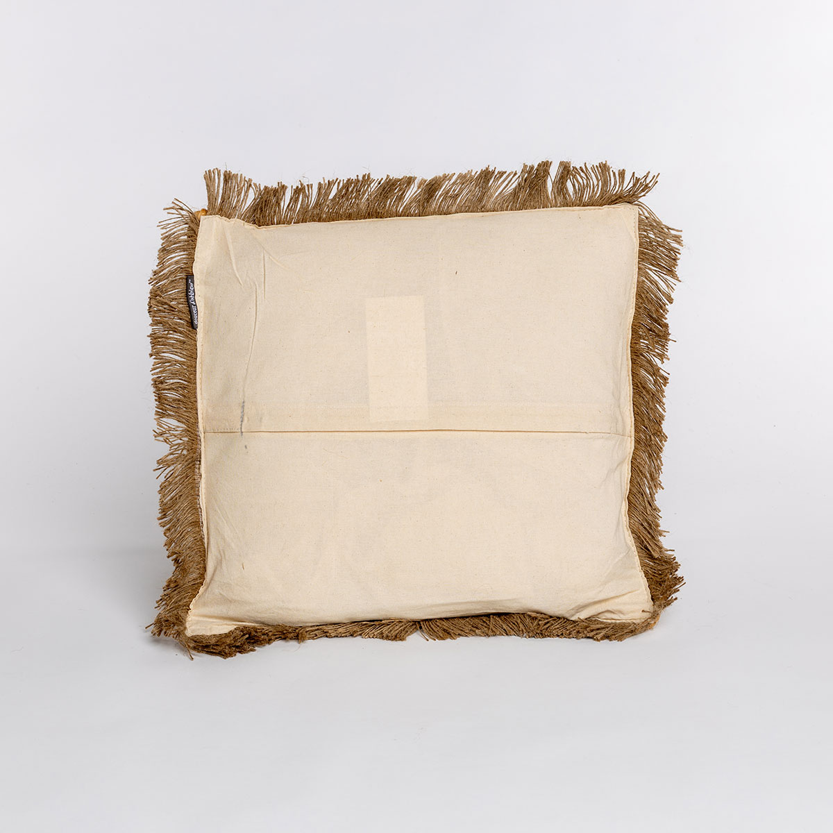 Coj&iacute;n DELIJUTE beige de algod&oacute;n 45x45cm