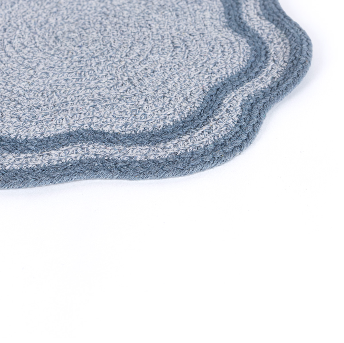 Mantel individual AVELINE azul D38cm