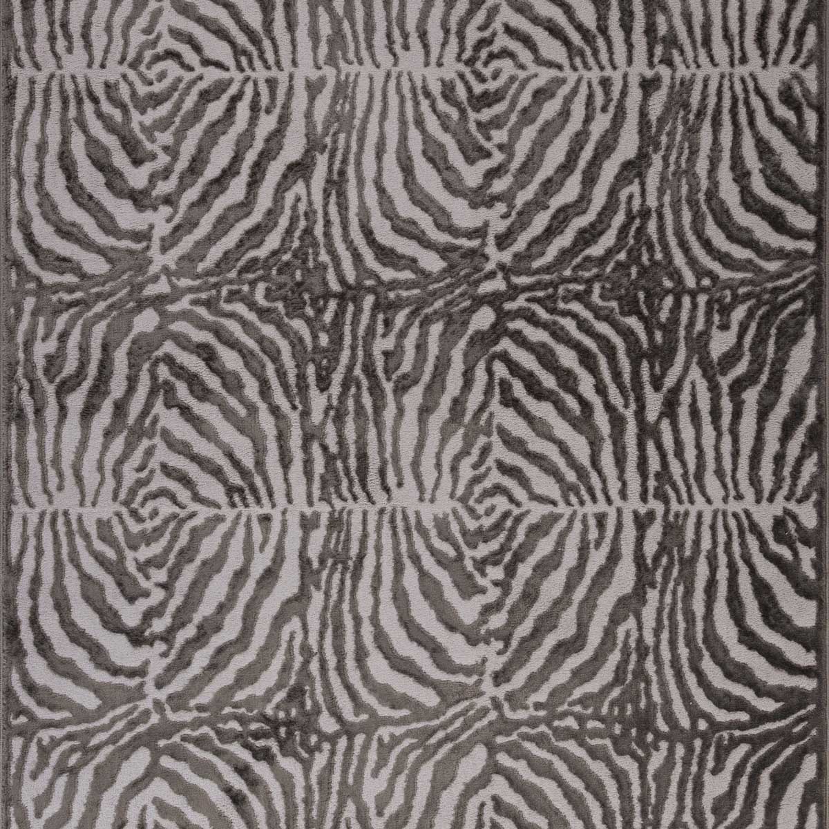 Alfombra Zaha Antracita Cebra 160x235Cm