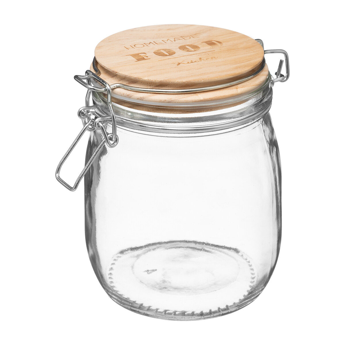 Frasco De Vidro Com Tampa 0,75l