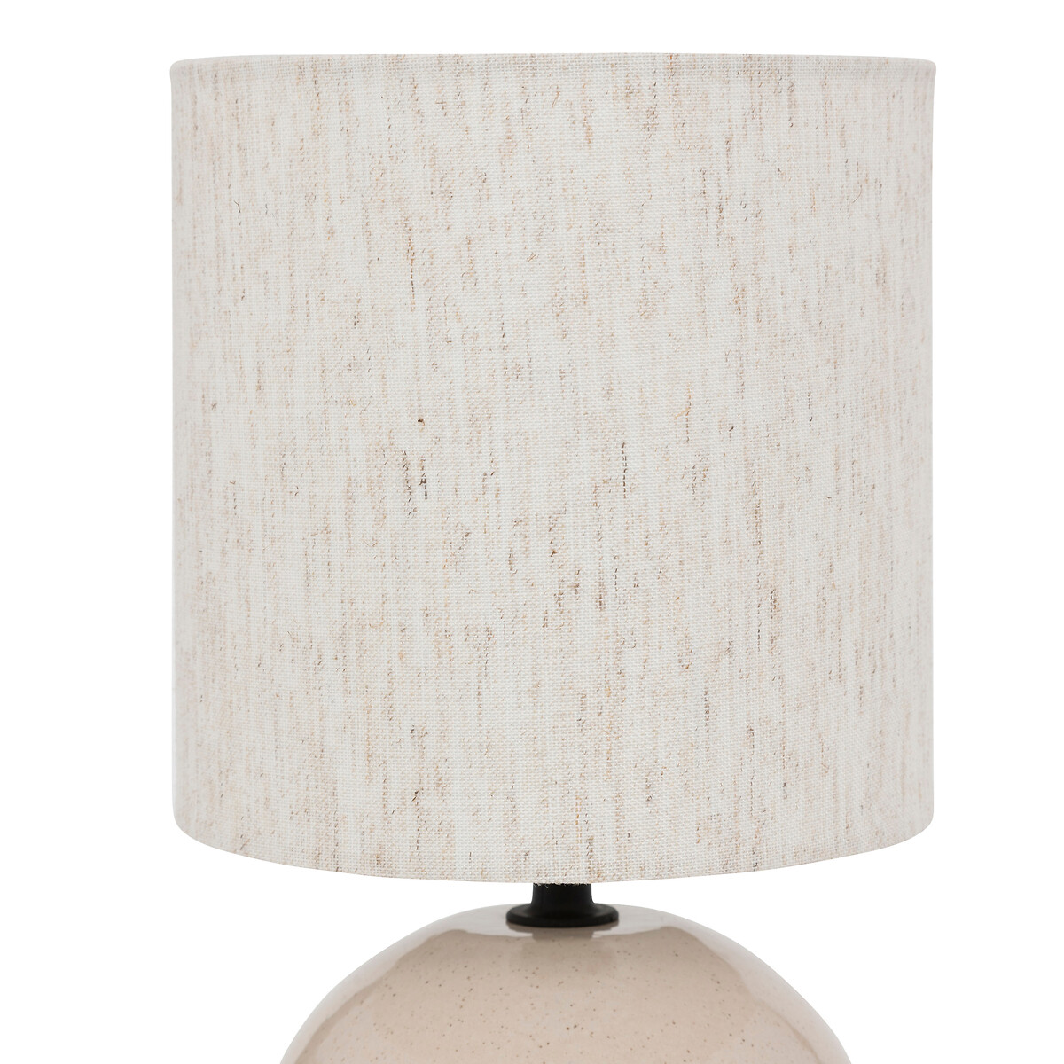 L&aacute;mpara de mesa GAIA beige de cer&aacute;mica 28cm