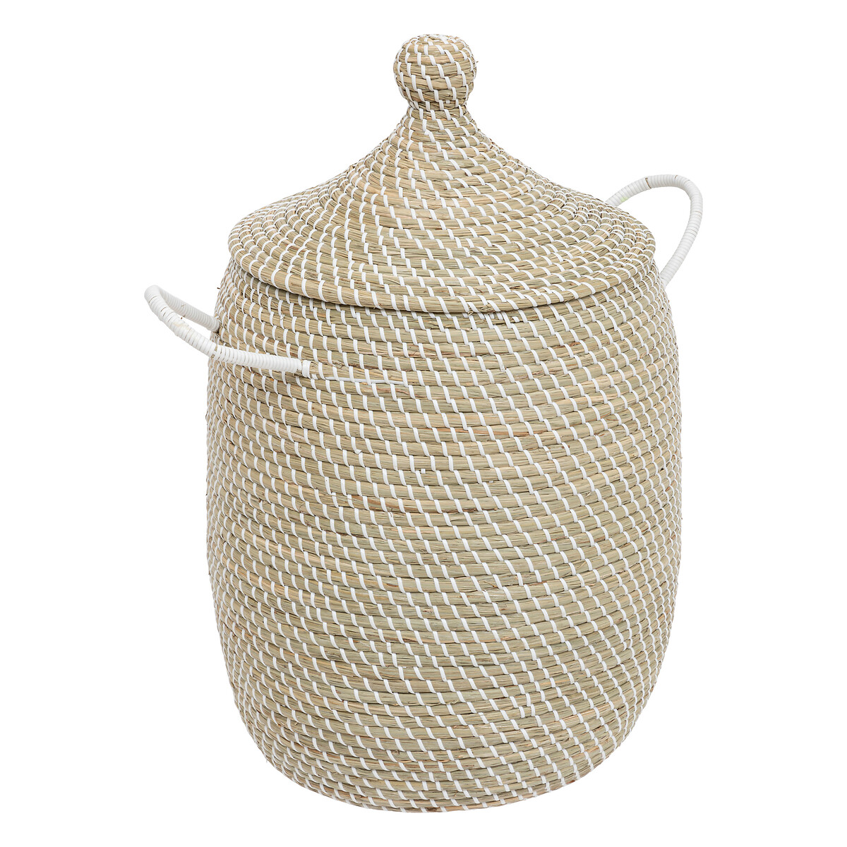 Cesto SOLEYA de paja 58x39x39cm