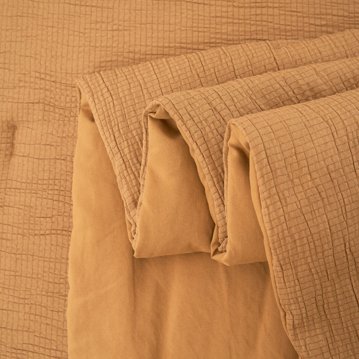 Edred&oacute;n CLEO ocre 220x240cm