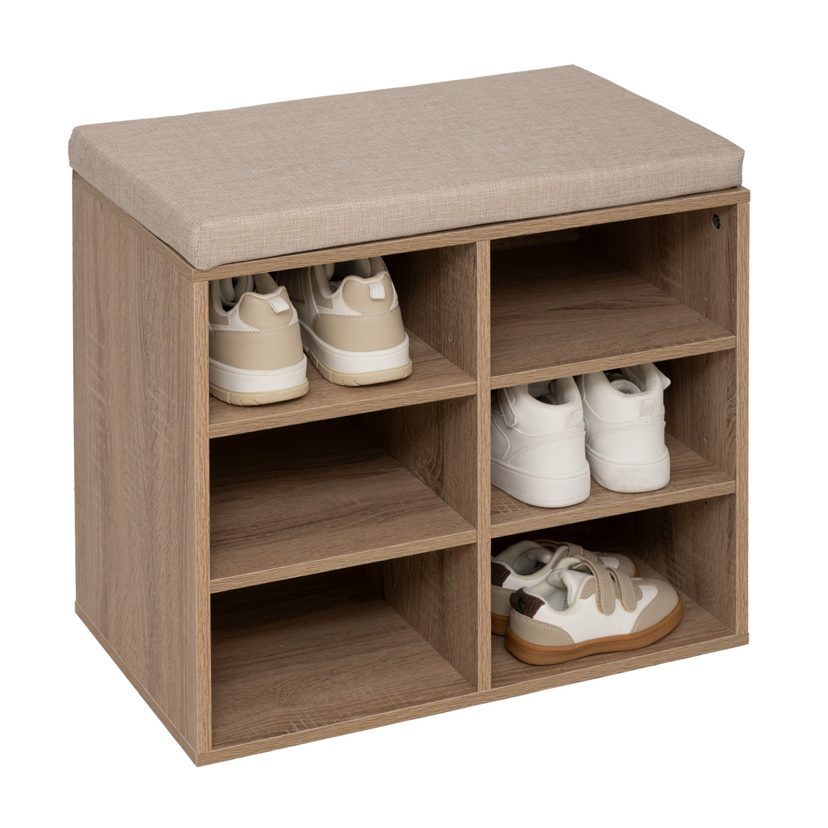 Zapatero con 3 niveles beige