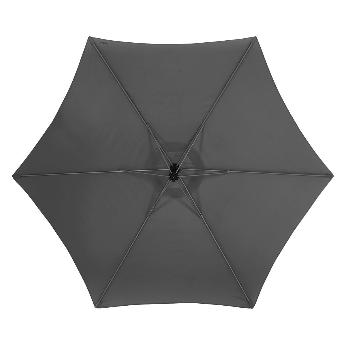 Parasol MANOA exc&eacute;ntrico gris ard&oacute;sia 3m