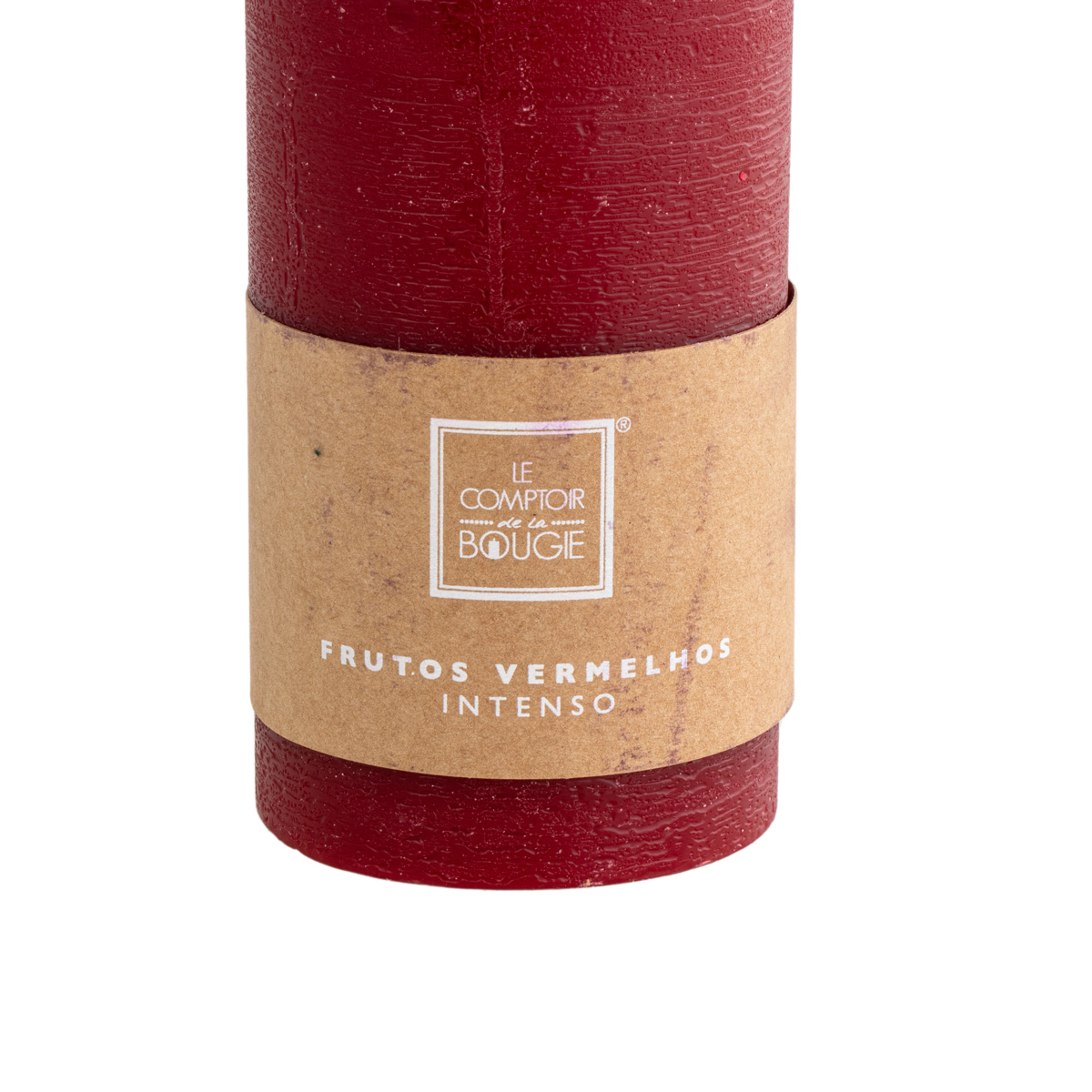 Vela Perfumada Pilar De Frutos Vermelhos 14cm