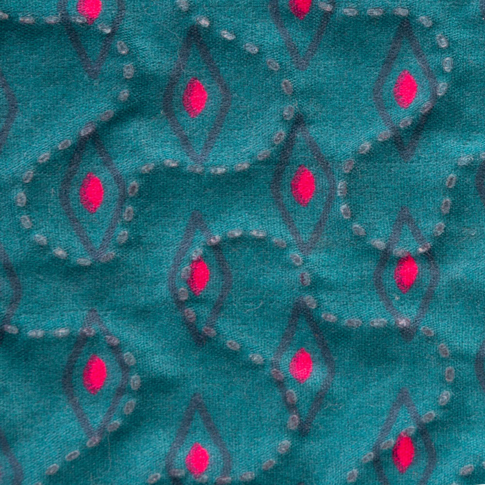 Colcha Jungle Reversible Azul 220x240Cm