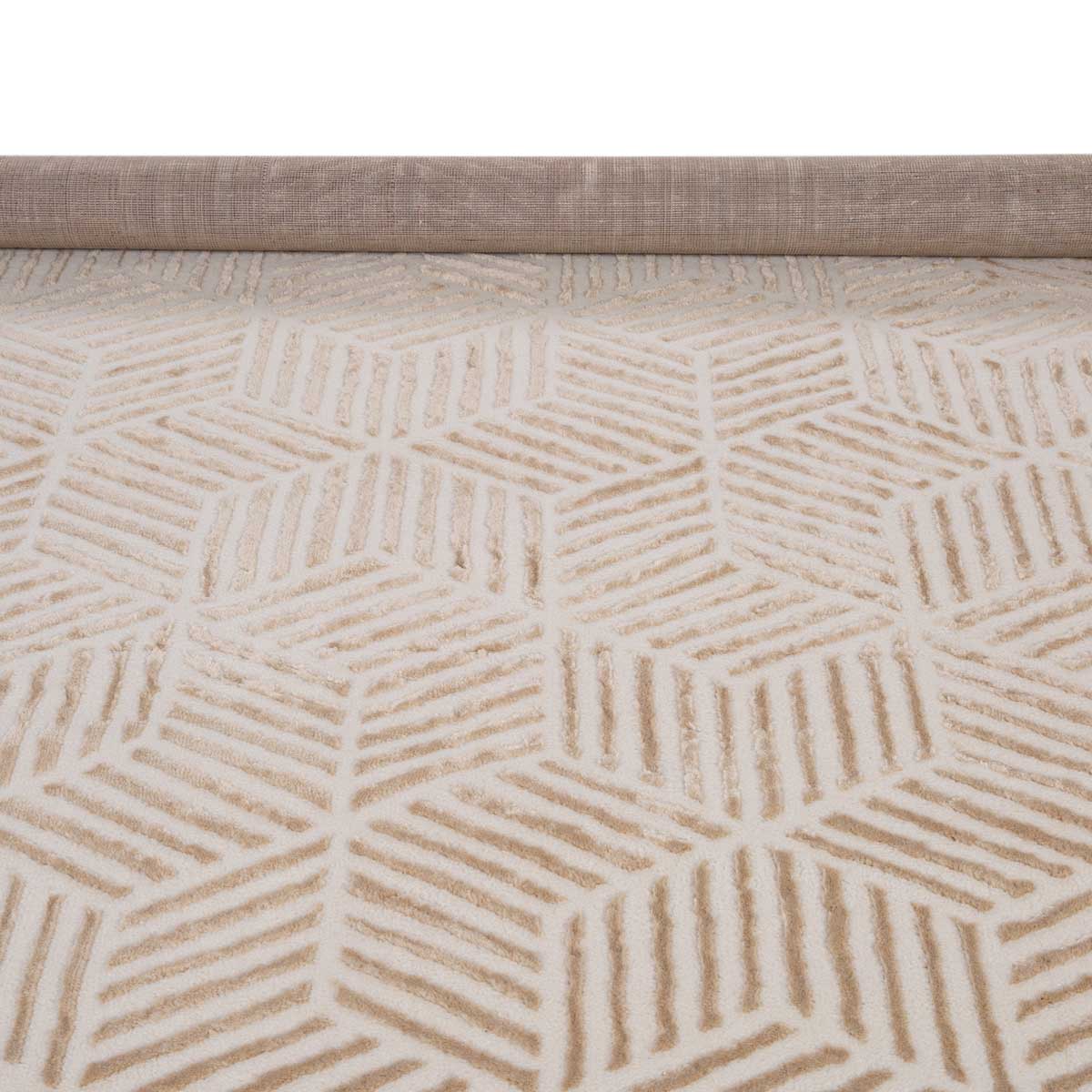 Alfombra Zaha Beige Geom&eacute;trico 200x285Cm