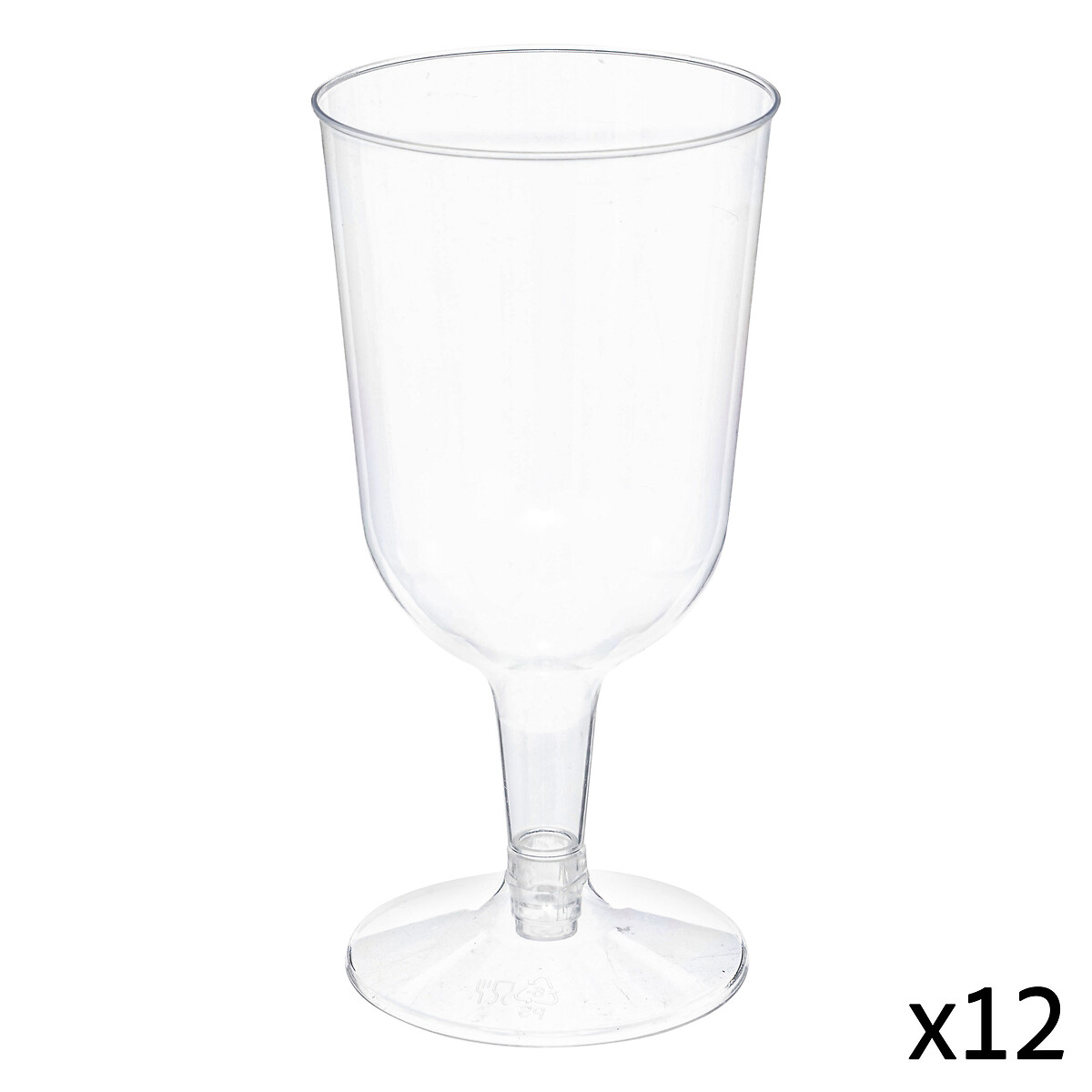 Set de 12 vasos reutilizables 15cl