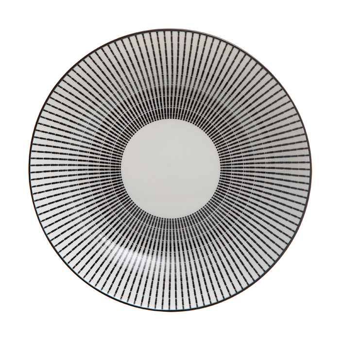 Plato Hondo 20.5cm Lunis Negro