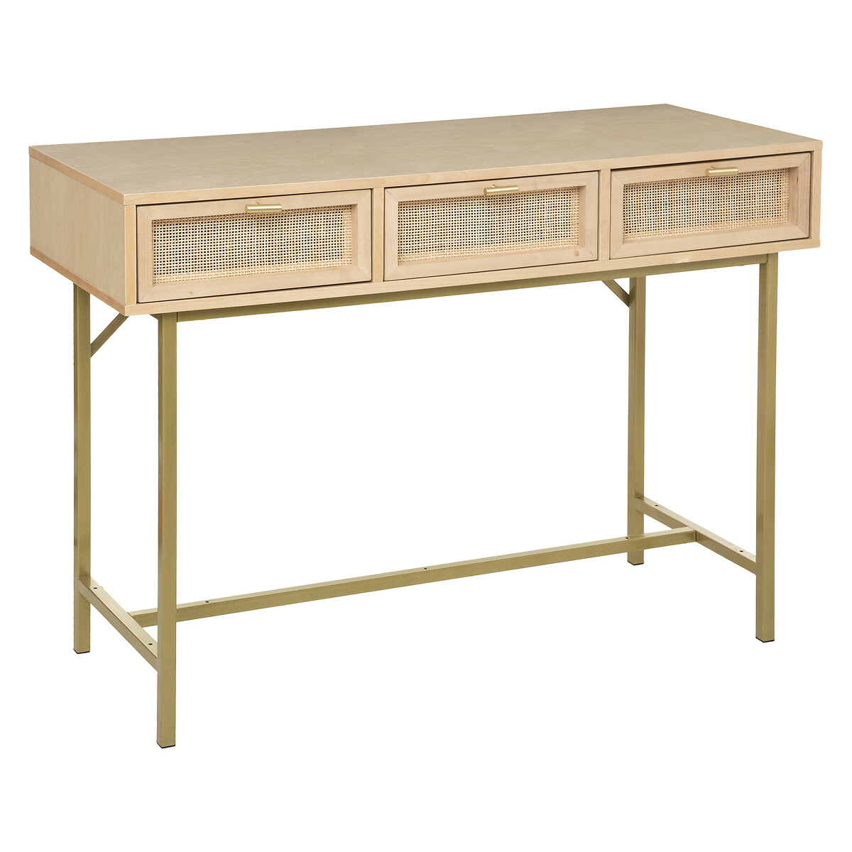 Consola RAYO beige con 3 cajones