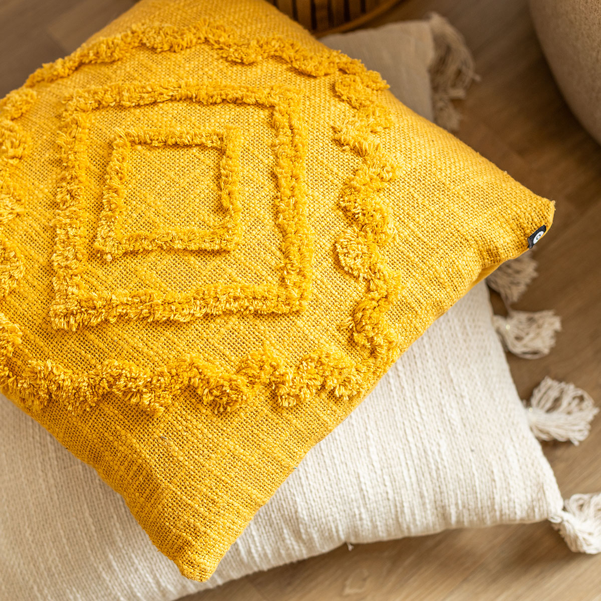 Coj&iacute;n Inca Ocre 40x40Cm