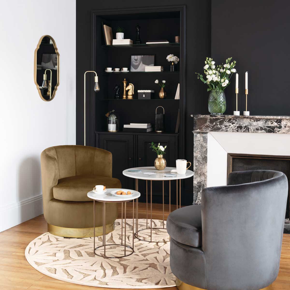 Candeeiro De Ch&atilde;o Keli Dourado Em Metal 150cm