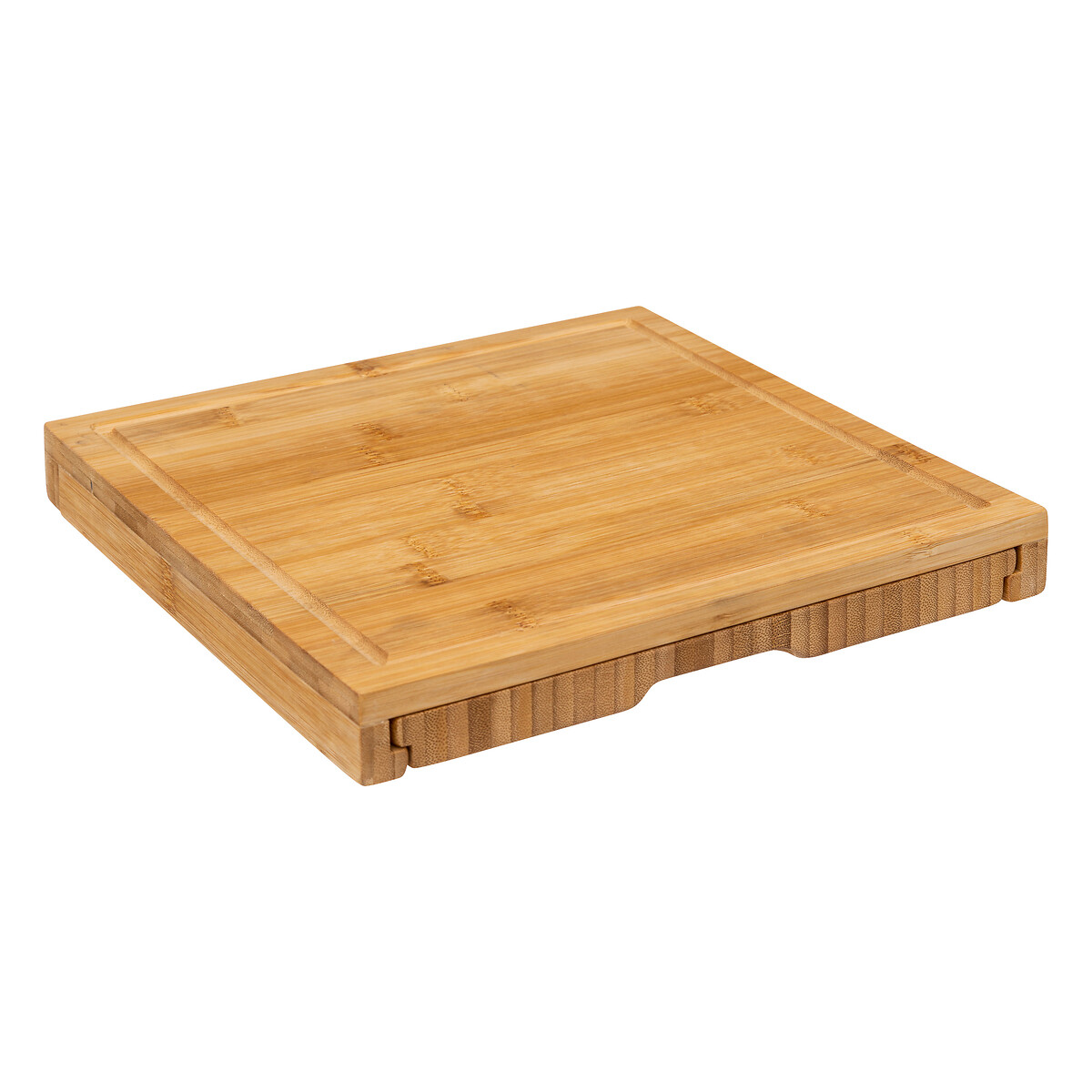 Tabla Para Queso De Bamb&uacute; Con 4 Cuchillos