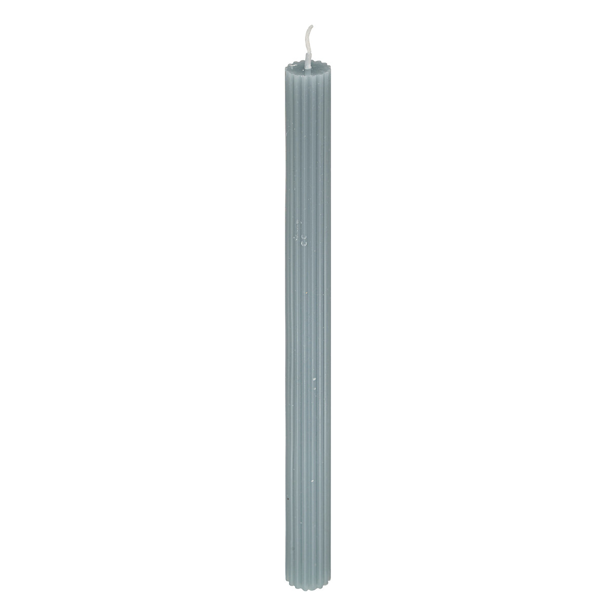 Vela Demi De Rayas Azul 26cm