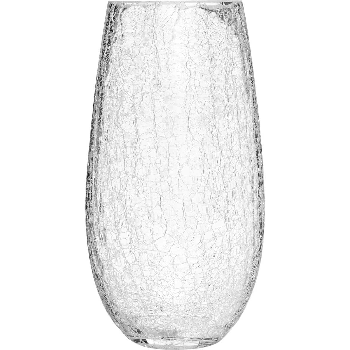 Florero Cil&iacute;ndrico De Vidrio 14x27Cm