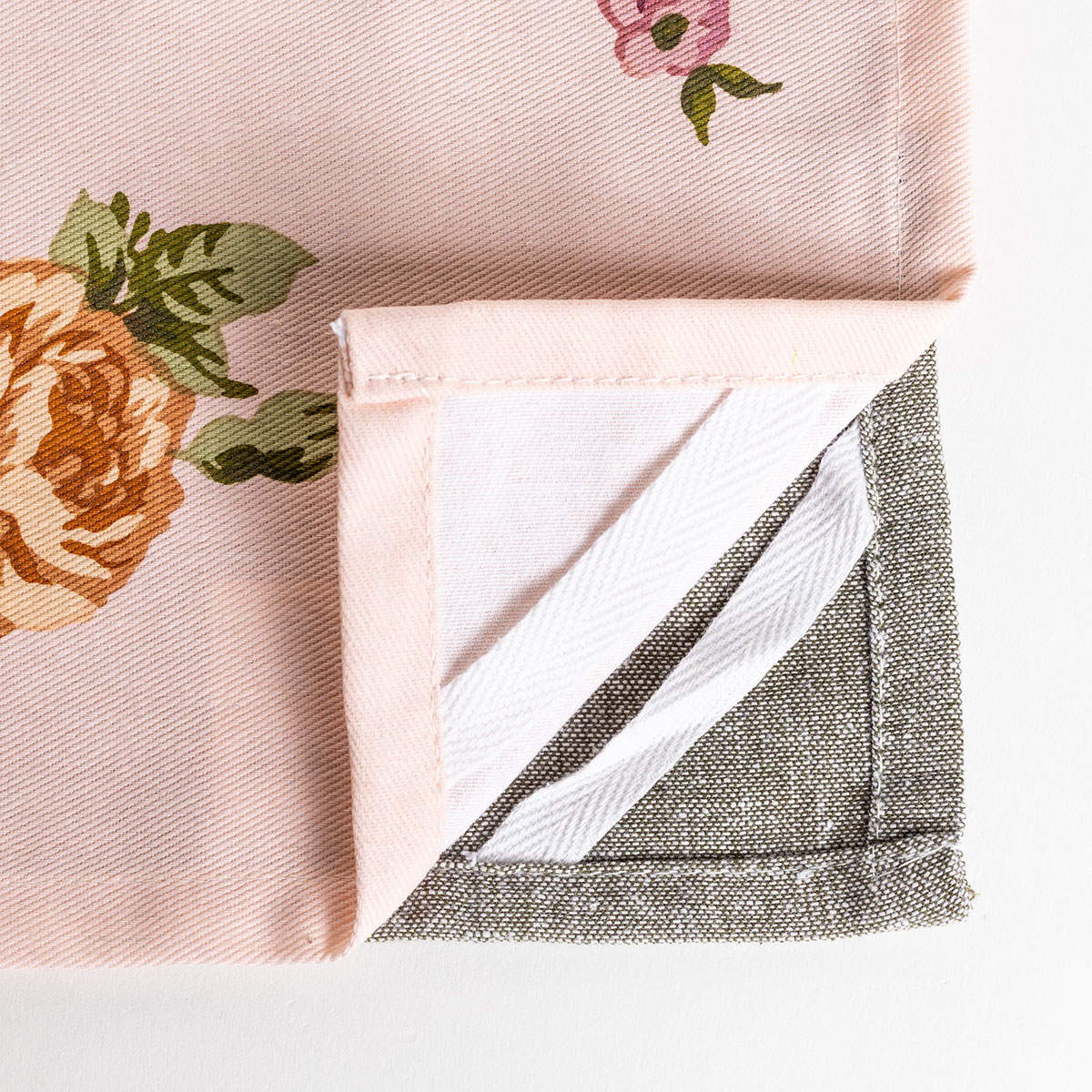 Set de 2 pa&ntilde;os BELLISSIMA ANNABEL rosa 46x65cm