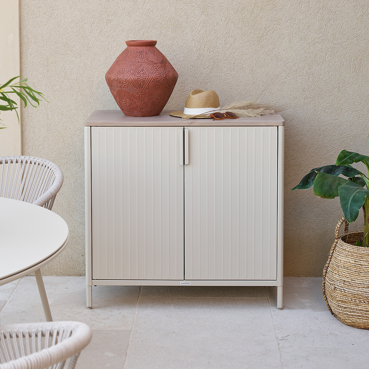 Mueble auxiliar de exterior IRONIA argile lin