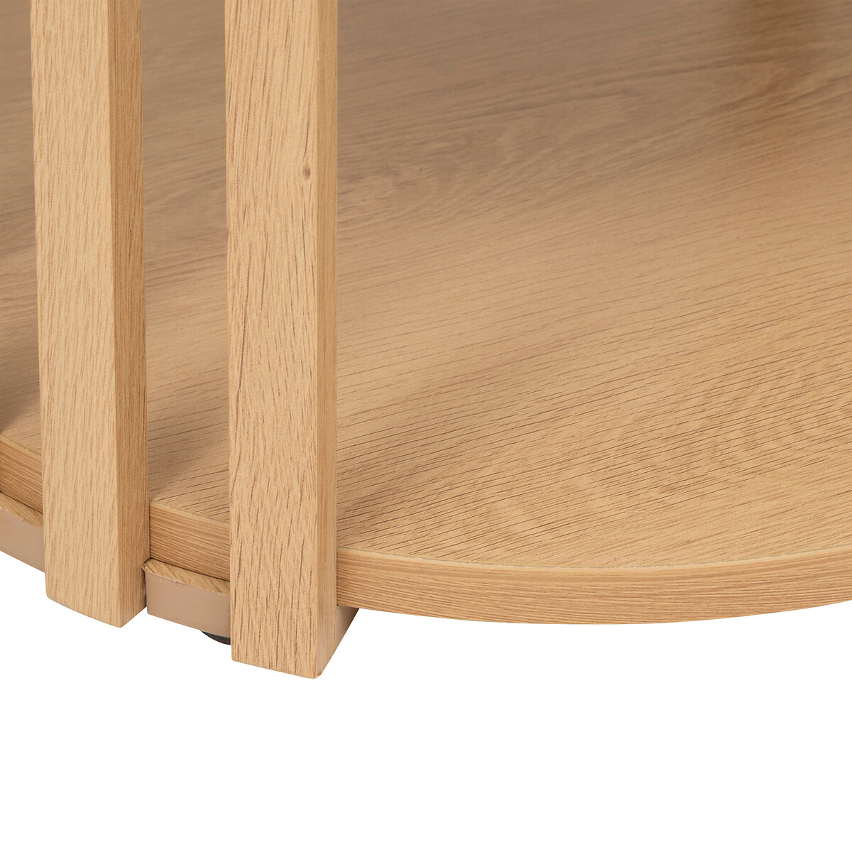 Mesa auxiliar SLAT beige D40x48cm