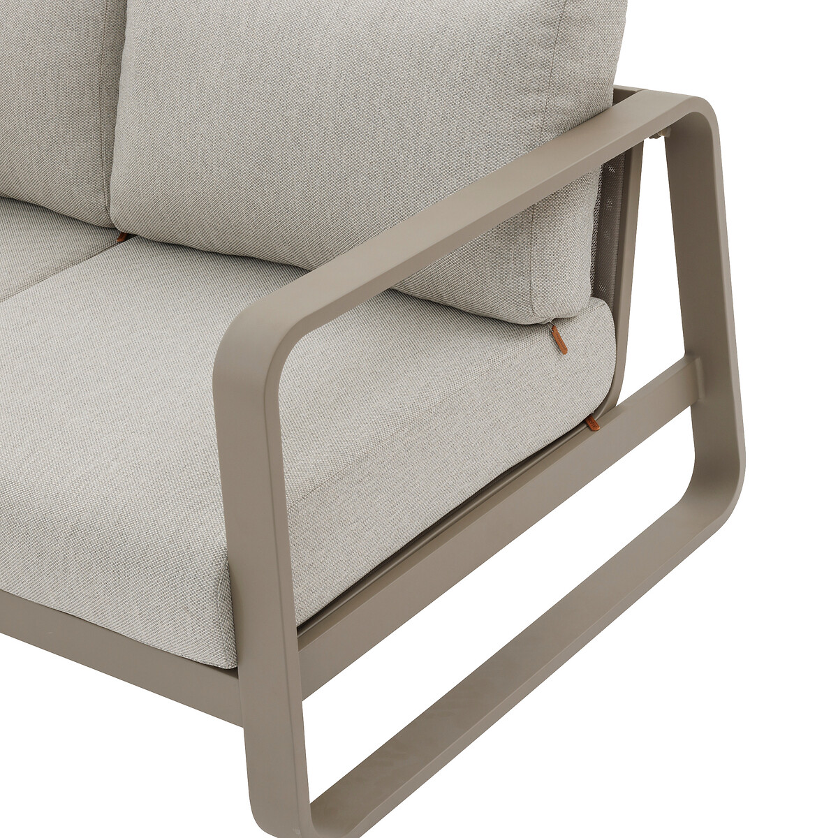 Juego de jard&iacute;n DOMILLY 5 plazas color caf&eacute;