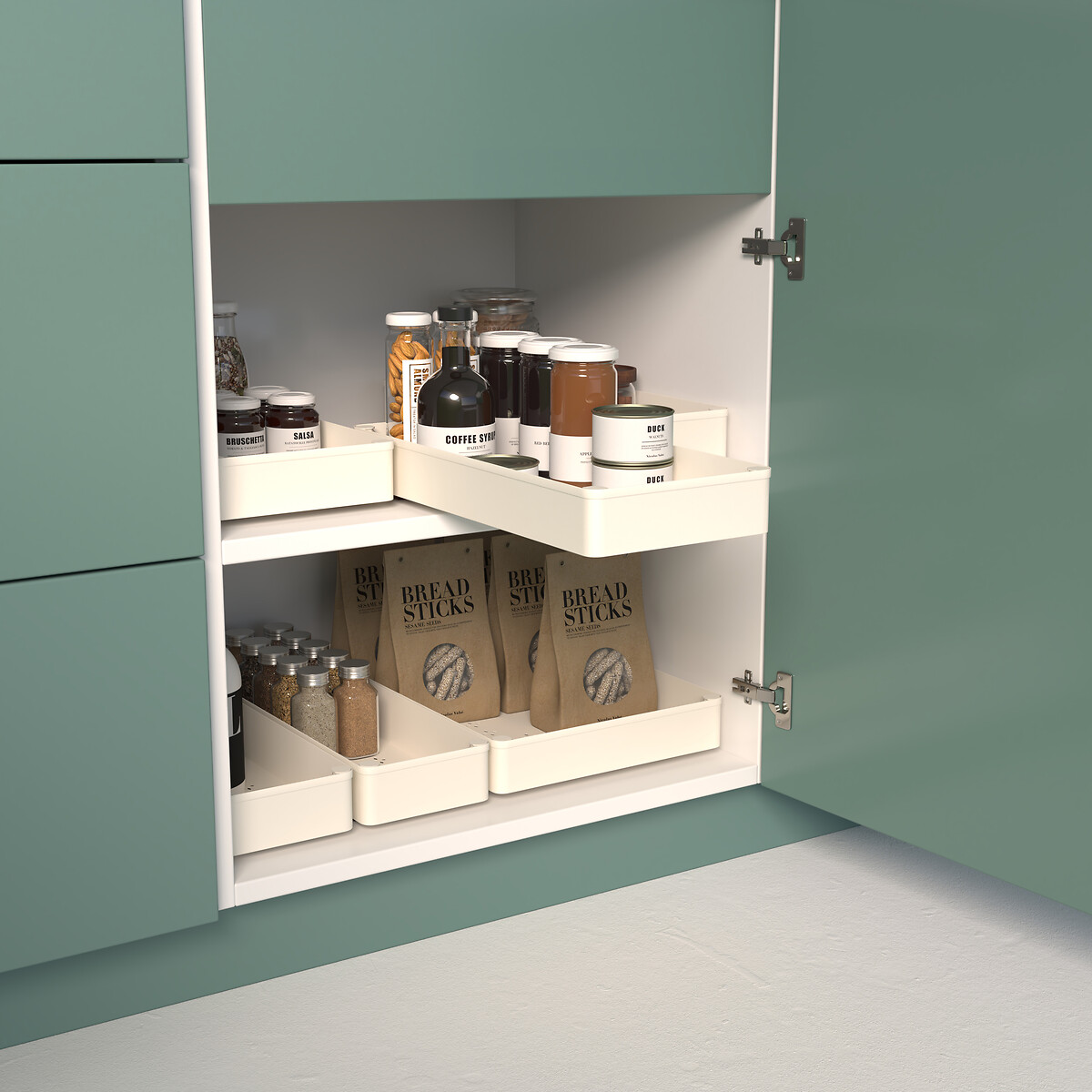 Caja organizadora deslizante 6,7x38,6x17,5cm