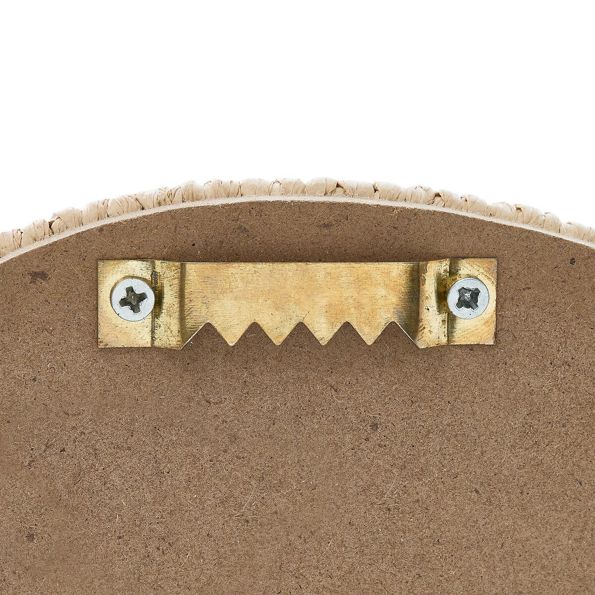 Espejo de pared TILIA marr&oacute;n de cuerda