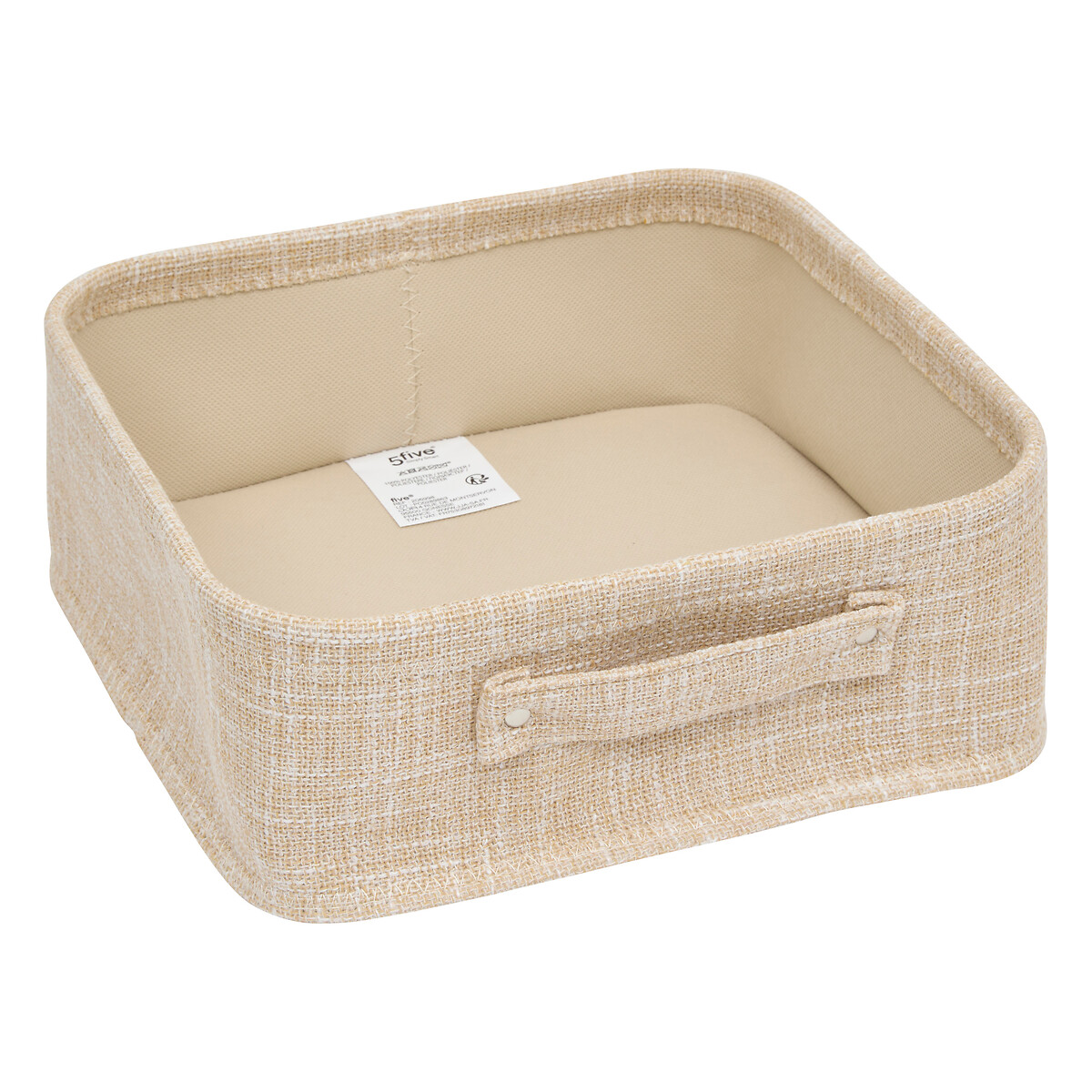 Set de 4 cestas de almacenaje wc beige