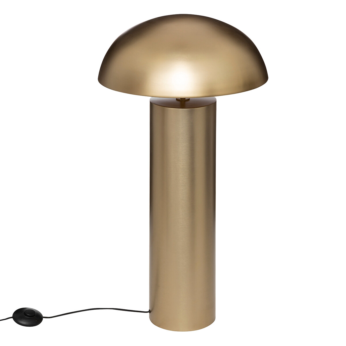 Candeeiro De Ch&atilde;o Ulysse Dourado Em Metal 97cm