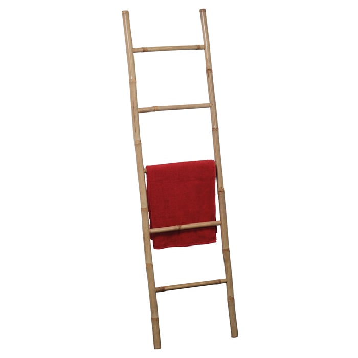 Toalheiro Escada Em Bambu 170cm