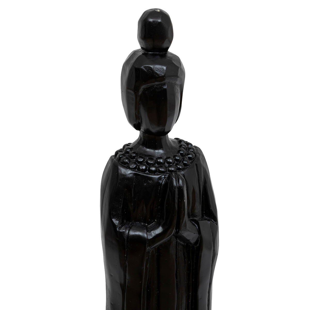 Figura forma de mujer HAILEY negro de poliresina