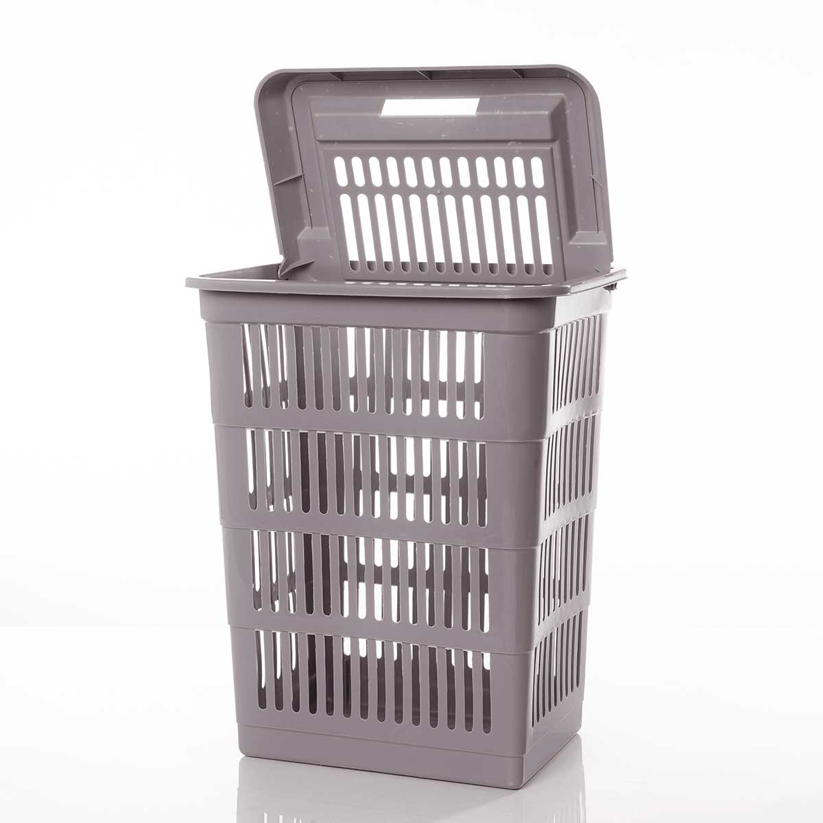 Cesto para colada wc gris pardo SAND con tapa