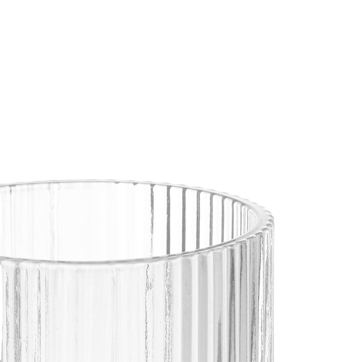 Vaso De Agua Rayas Transparentes 27Cl
