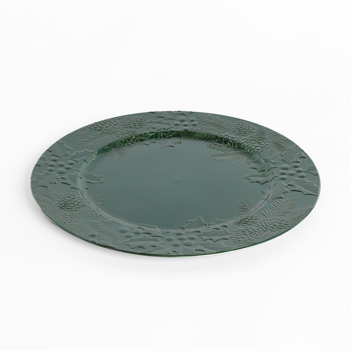 Bajoplato follaje verde 33cm