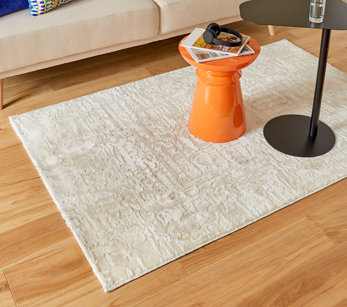 Alfombra ROW marfil 100x150cm